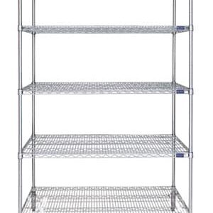 Wire Shelving Rack, 5-Shelf, 18'' x 36''x 74''-(Cat.#835CH)