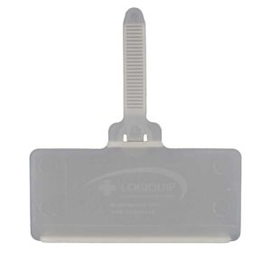 3'' Label Holders for Wire Shelving, Opaque-(Cat.#LH3)