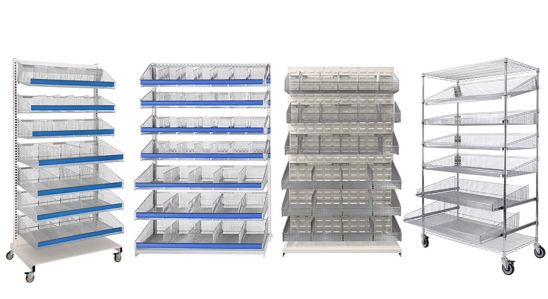 Wire Basket Shelving LogiQuip