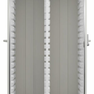 LogiCell, Two Column, Double Wide Cart, Tambour Door with Key Lock-(Cat.#2652DTTGKL)