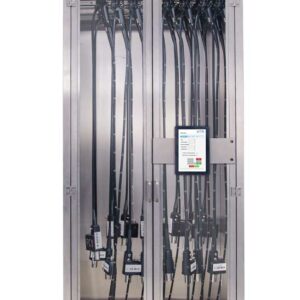 Dri-Stor Endoscope Cabinet, 16 Large Diameter Scope Capacity, Bar Code Access-(Cat.#42590SCHG-16PTD-TSBC)