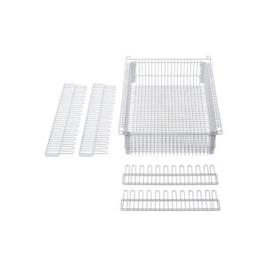LogiCell and ParStor  5'' Wire Basket with Dividers-(Cat.#5BD22)