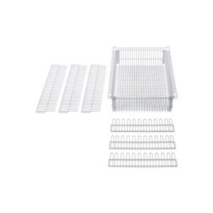 LogiCell and ParStor 5'' Wire Basket with Dividers-(Cat.#5BD33)