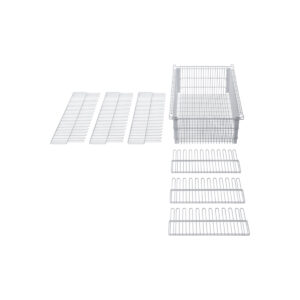 LogiCell and ParStor  8'' Wire Basket with Dividers-(Cat.#8BD33)