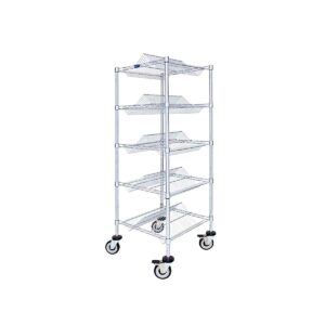 Suture Cart, Double Sided, 5-Tier-(Cat.#STR536CH)