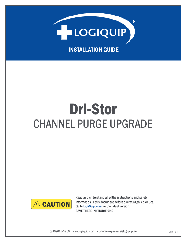 Dri-Stor Channel Purge Installation Guide