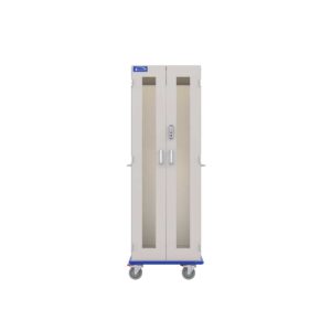 Medical Storage Cart, Painted Steel, eLock-(Cat.#MSC1824HGEPS)