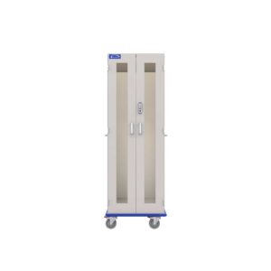 Medical Storage Cart, Painted Steel, eLock-(Cat.#MSC2424HGEPS)