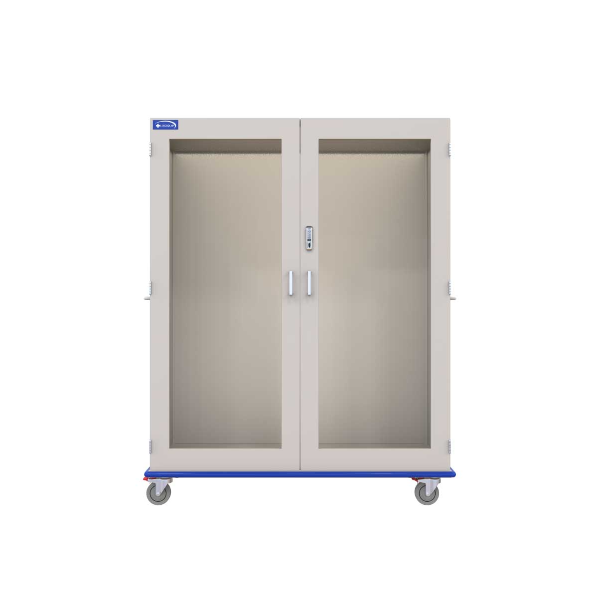 Medical Storage Cart, Painted Steel, eLock-(Cat.#MSC2460HGEPS)