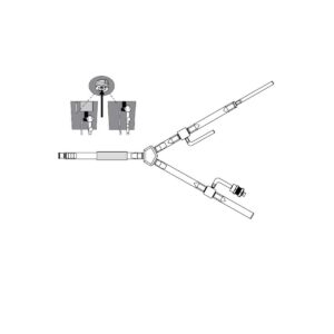 Olympus Trifurcated Water Chanel on Bottom Tubing Set-(Cat.#T1CON-3)