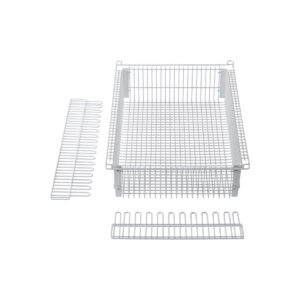LogiCell and ParStor 5'' Wire Basket with Dividers-(Cat.#5BD11)