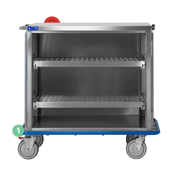 Bolted Case Cart with Accessories