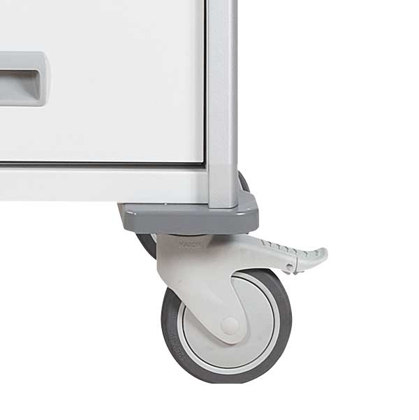 QT Cart Quiet Hospital Grade Caster