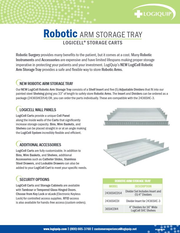LogiCell-Robotics-Arm-Storage-Tray-Spec-Sheet-9-25