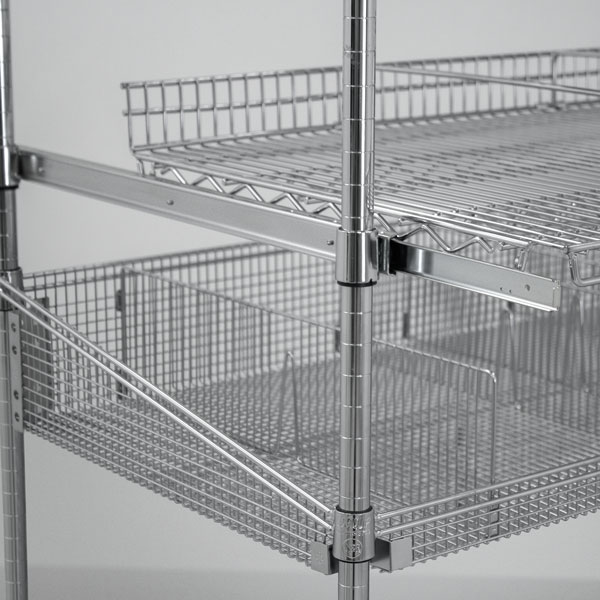 Flat Wire Slide-Out Shelf
