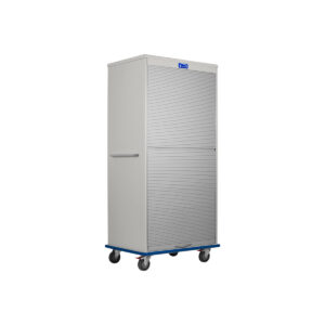 LogiCell, Two Column, Double Wide Cart, Tambour Door with Key Lock-(Cat.#2652DTTGKL)