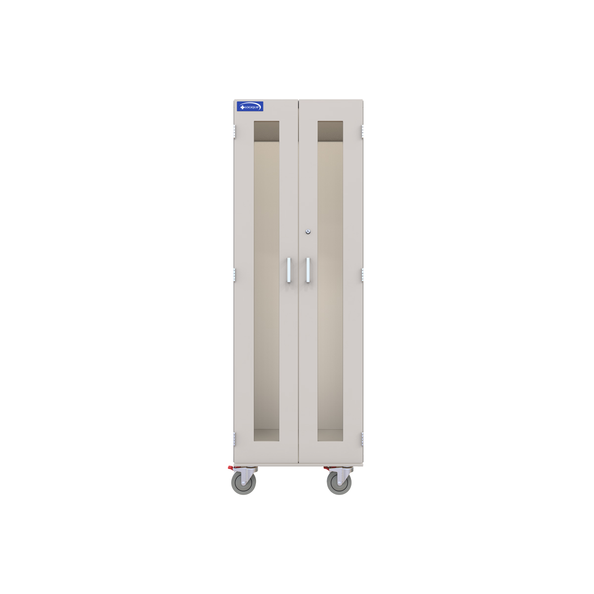 nmsc2424hgkps-narrow-medical-storage-cart-ho_1 Narrow Medical Storage Cart, Painted Steel, Key Lock-(Cat.#NMSC2424HGKPS)